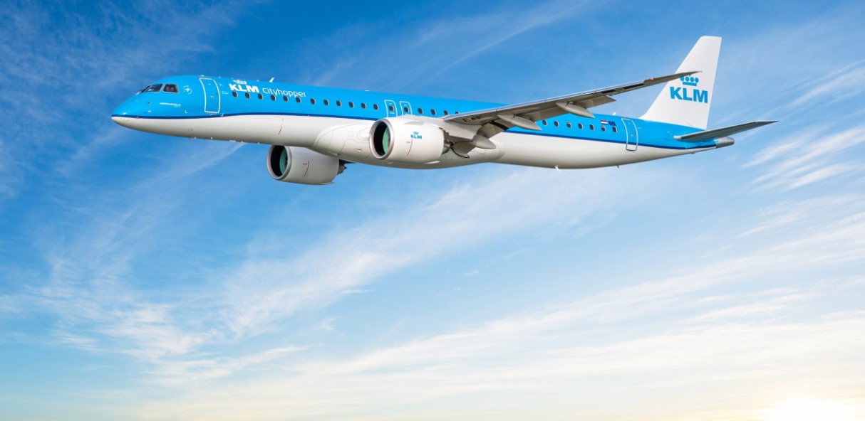 KLM Cityhopper, the regional subsidiary of KLM Royal Dutch Airlines, received its first E-195E2 aircraft