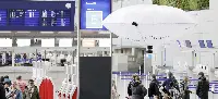 The hybrid aerial vehicle H-Aero during the test at Frankfurt Airport, Terminal 2
