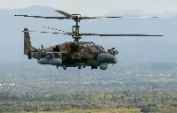 Russian military helicopter Kamov Ka-52