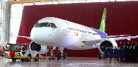 A Comac C-919 aircraft