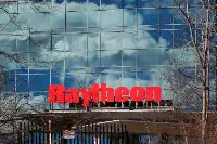Raytheon logo at a United States plant