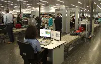Passenger screening at an airport