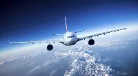 Airplane in flight