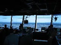 Airports: interior of the one control tower (photo Author Jelson 25, Wikipedia)