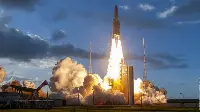 Ariane 5: two geostationary teleccomunication satellites have been place into orbit