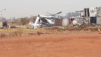 Mil Mi-8 -registration UNO 379P- helicopter of United Nation force that crashed in Sudan