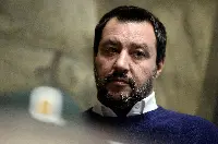 il leader della lega Matteo Salvini
