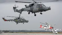Leonardo helicopters at Farnborough 2018