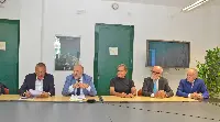 Conferenza-stampa su Cluster aerospazio Marche dell'8 agosto 2023