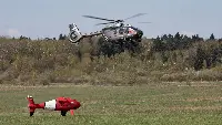 Manned Unmanned Teaming (MUM-T) capabilities between an H-145 helicopter and a CAMCOPTER S-100 Unmanned Air System (UAS)