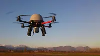 Uav in flight