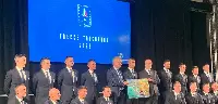 Presentazione formazione acrobatica stagione 2023, svoltasi il 20 gennaio alla base militare di Rivolto (Udine), nel corso della quale il comandante della Pattuglia acrobatica nazionale (Pan), Stefano Vit, ha presentato l'edizione del calendario Pan