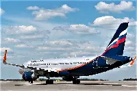 Airbus A-320 airplane of the Russian airline Aeroflot