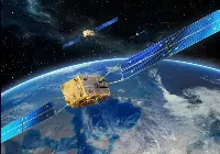 Artistic representation of the satellites Galileo