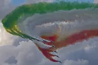 Exibithion of MB-339 of "Frecce Tricolori"