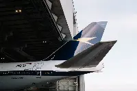 B-747 airplane of BA in the special livery of its centenary (1919-2019)