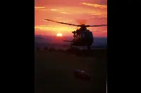 Elicottero al tramonto