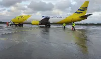 Aereo B-737/400F di Poste Air Cargo, compagnia-merci Gruppo Poste Italiane