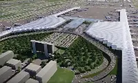 Rendering of the new international airport "Felipe Angeles" of Mexico City