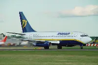 Boeing 737-200 Ryanair in una foto d'archivio