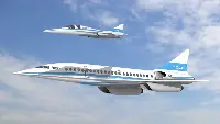 Two ideas of Boom's supersonic aircraft