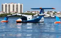 The electric Seaglider seaplane developed by U.S. manufacturer Regent