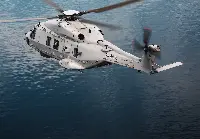 NH-90 helicopter in flight