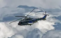 H-225 helicopter in flight