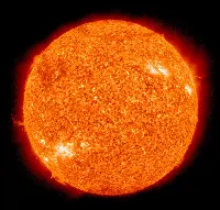 An image of the Sun, archive photo