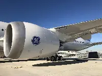 An aircraft engine developed by the US company General Electric Aviation