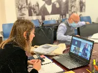 Assessore sardo Lavoro Alessandra Zedda in collegamento video sulla situazione del vettore aereo Air Italy