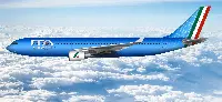 A-330/200 aircraft in flight of ITA Airways