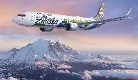 Boeing ecoDemonstrator B-737/9 aircraft of Alaska Airlines