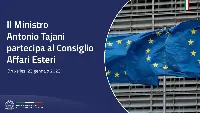 Il ministro Affari esteri Antonio Tajani a Bruxelles il 23 gennaio 2023 per consiglio affari esteri