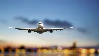 Airplane in flight