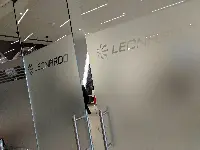 Immagine dello stand Leonardo in occasione di "Farnborough Airshow 2018", 17 luglio 2018