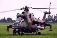 Mil Mi 24 Hind helicopter
