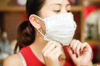 Woman with a mask