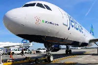 Muso di un aereo di JetBlue Airways