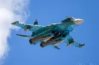 A Sukhoi Su-34 aircraft of Russian Air Force