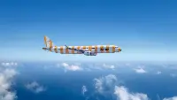 The new livery of an aircraft of the German air carrier Condor.
