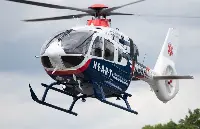 Airbus Helicopters aircraft in flight of Global Medical Response