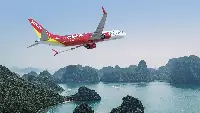 B-737 MAX airplane of VietJet