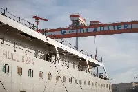 February 4, 2021.The keel laying of “Viking Mars”, the eighth ocean cruise ship which Fincantieri is building for the shipowner Viking, took place at the shipyard in Ancona