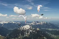 Parapendio in volo
