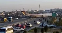 An airplane ended up off the runway in Iran while landing at Mahshahr airport 01/27/2020