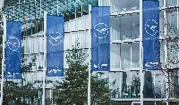 Logo and base of Lufthansa Group