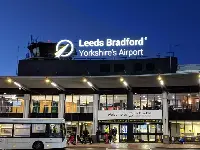 The British airport of Leeds-Bradford