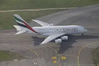 A-380 by Emirates in an archive photo