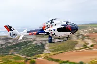 H-130 Flightlab helicopter in flight